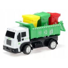 Caminhão Coletor de Lixo de Controle Remoto Com Caçambas. - Toy King