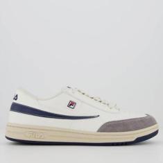 Tênis Fila Tennis 88 Legacy Branco e Marinho-Masculino