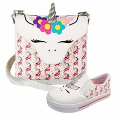 Kit Infantil Bolsa e Tênis Unicórnio, Magicc Kids