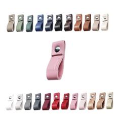 Kit com 12 Puxadores Doba Parafuso para Móveis Armário Guarda Roupa Gaveta Porta Baús Caixas Bandeja Cesto Tábua - Cor Textura de Couro…