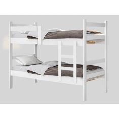 Beliche Porto Branco com Colchões - Gabrielli