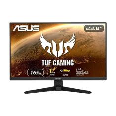Monitor para jogos ASUS TUF Gaming VG249Q1A 23.8”, 1080p, Full HD, 165 Hz (suporta 144 Hz), IPS, ELMB, 1 ms, alto-falante, FreeSync™ Premium, Shadow Boost, montável em VESA, DisplayPort, HDMI, preto