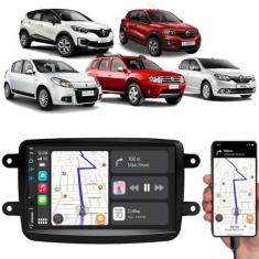 Multimídia 7 Polegadas Kwid Captur Sandero Android-Auto MP5 Bluetooth 
