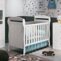 Berço Americano Danny Reller Móveis Branco Fosco - Móveis Reller