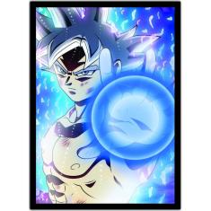 Quadro Dragon Ball Goku Anime Desenho Com Moldura G017