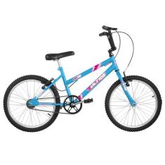 Bicicleta Aro 20 Ultra Bikes Feminina Freios V-Brake, Azul bebe, Aro 2