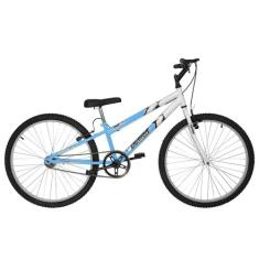 Bicicleta Aro 26 Ultra Bikes Bicolor Rebaixada sem Marcha, Azul bebe, 