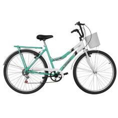 Bicicleta Aro 26 Ultra Bikes New Summer Bicolor 6 Marchas, Verde anis,