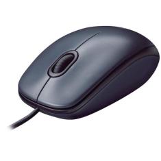 Mouse Logitech Óptico 1000DPI 3 Botões M90, Preto
