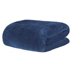 Cobertor Kacyumara Blanket 300 - Toque de Seda - Solteiro, Azul Blue N