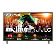 Smart TV 4K 55" LG QNED 55QNED80 Processador α7 AI Ger8 Super Slim Design Local Dimming Alexa Integrado WebOS 25