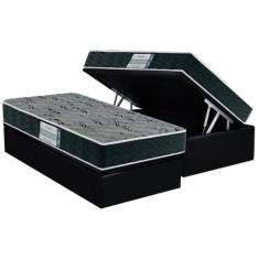 Cama Box Baú Solteiro: Colchão Espuma D33 Probel ProDormir Advanced Me
