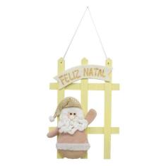Boneco Natalino Na Cerca Rose Fam Sweet Zc693