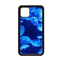 Capa Deep Blue Jellyfish Science Nature Ocean para iPhone 11 Pro Max para Apple Mobile Case
