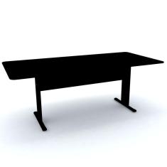 Mesa De Reunião Retangular Pandin Maxxi - Preto