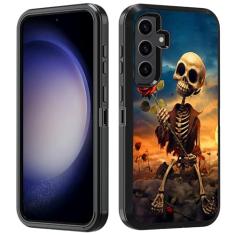 BWOOLL Capa para Samsung Galaxy S23 FE, capa resistente 3 em 1 híbrida de policarbonato rígido e silicone macio à prova de choque capa de proteção contra quedas para Galaxy S23 FE 5G 6,4 polegadas