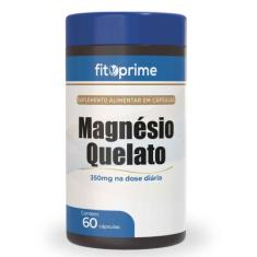 Magnésio Quelato Concentrado 750mg 60 Cápsulas Fitoprime
