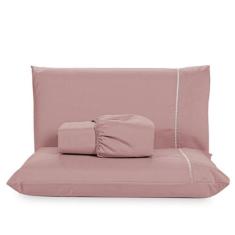 Jogo de Lençol Casal Padrão Micropercal Elegante 200 Fios Ponto Palito