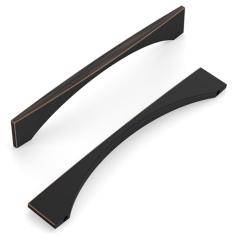 9BUILD Pacote com 10 puxadores de armário de bronze polido a óleo de 16,25 polegadas puxadores de armário ferragens de armário puxadores de cozinha para armários puxadores de armário puxadores de