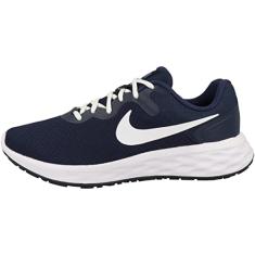NIKE Tênis de corrida masculino Revolution 5 Flyease, Midnight Navy White Obsidian Ashen Slate, 42 BR