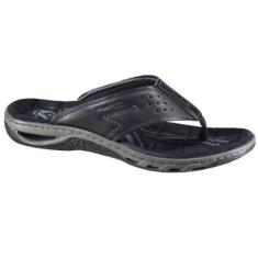Chinelo Dedo Pegada em Couro Masculino 131663-Masculino