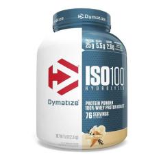 Iso 100 Whey Isolado Hidrolisado Dymatize 5,0lbs 2,3kgs, Vanilla Gourm