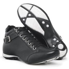 Botinha Feminina Tênis Couro Legitimo Super Confortável-Feminino