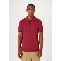 Camisa Polo Básica Masculina Em Piquet Com Bordado-Masculino
