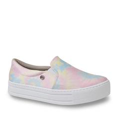 Tênis Casual Via Marte 20-13788 Slip On Tie Day Feminino