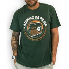 Camiseta Shquina Radinho De Pilha Verde