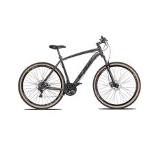  Bicicleta Aro 29 Ksw Xlt 24v Freio a Disco Garfo Com Suspensão Mtb 29 Alumínio Pneu com Faixa Bege - Grafite