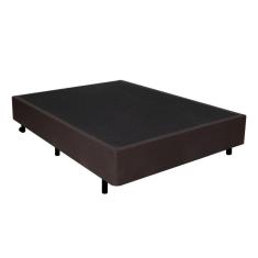 Cama Box Casal 138x188x38cm Marrom