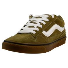 Vans Tênis masculino Caldrone, Camurça Gum Olive, 42