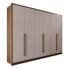 Guarda Roupa 100% MDF 6 Portas 5 Gavetas Moscou - Mais Móveis