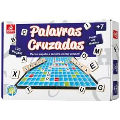 Brincadeira de Criança Jogo de Tabuleiro Palavras Cruzadas