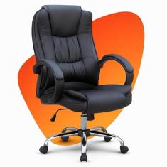 Cadeira De Escritório Presidente Ergonômica Nice Giratória Regulagem de Altura a Gás Revestimento