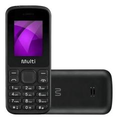 Telefone Celular P/ Idoso Dual Sim Preto Up Play - MULTILASER