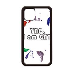 Capa LGBT Bandeira de arco-íris Yap I Am Men para iPhone 11 Pro Max para Apple Mobile Case