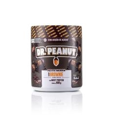 Pasta de Amendoim com Whey Protein 600g - Sabor Brownie
