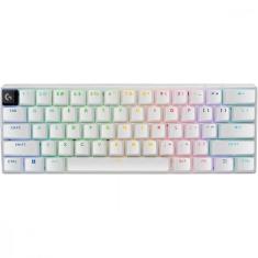 Teclado Gamer Sem Fio Logitech G PRO X 60 Lightspeed RGB Mecânico Switch Tátil Óptico Branco US