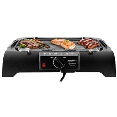 Churrasqueira, Gourmet Bcg1 N, 1200w, Preto, 110v, Britânia