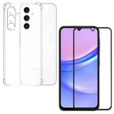 Capa Compatível com Galaxy A15 + 2x Películas de Vidro 3D 9D - FIT IT