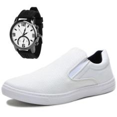 Slip On Tenis Calçe Fácil Conforto Tenis Meia Super Leve - Forms, 42, 