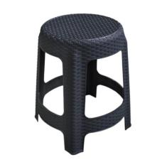Banqueta premium rattan preta - ARQPLAST