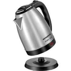 Chaleira Elétrica Mondial Ce06 2L 127V, Preto e Prata, 110V