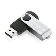 Pen Drive Multilaser Twist Usb 2.0 32gb Preto Pd589