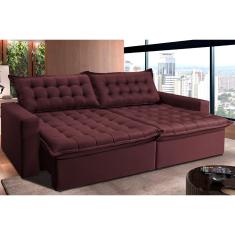 Sofá Retrátil Reclinável e Cama 2,95m Cama inBox Flex. Suede