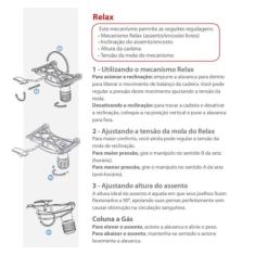 Cadeira Giratória Escritório Havana Presidente Preta Relax Base Cromad