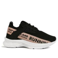 Tênis Feminino Academia Esportivo Malhar Treino Caminhada BF Shoes-Feminino