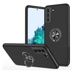 Capa à prova de choque para Samsung Galaxy S21 Plus S21FE A51 A71 A50 A12 A13 A22 A32 A52 A71 A21s M51 Note 20 Ultra Ring Cover, preto, para A42 5G